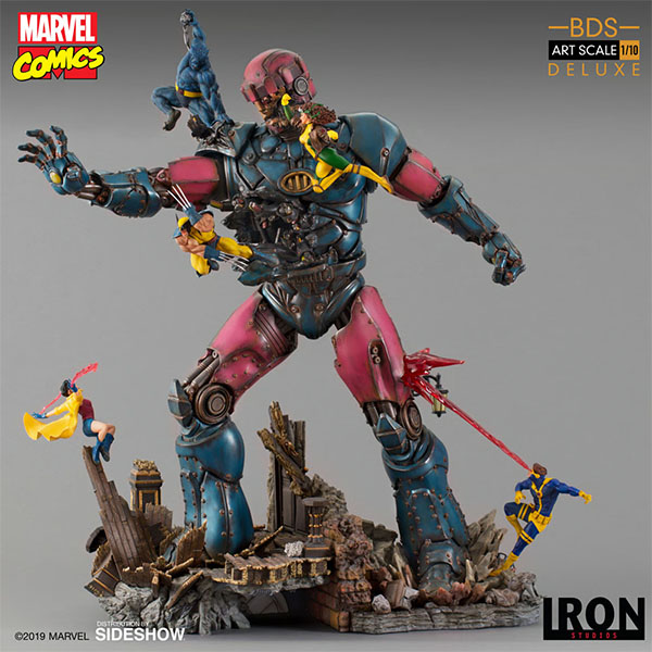 Iron Studios Marvel X-Men vs Sentinel Art Scale Deluxe Statue Set of All 3 Statues